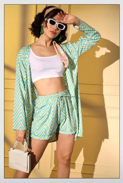 FEMELLA VOL-3 BY SHUBHVASTRA SHRUG & SHORTS WHOLESALER IN INDIA